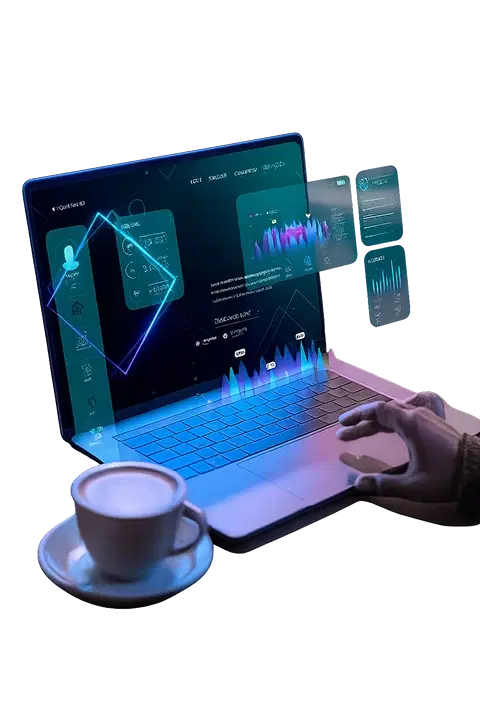 Laptop con analíticas